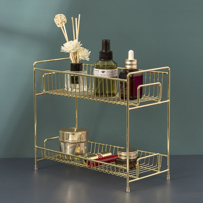 Lüks Metal Altın Kozmetik Raf  - Luxury Skincare Tools incelemesi ve fiyatı